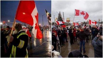 Siguen las protestas en el Puente Ambassador en la frontera entre Canadá y EEUU: ¿por qué?