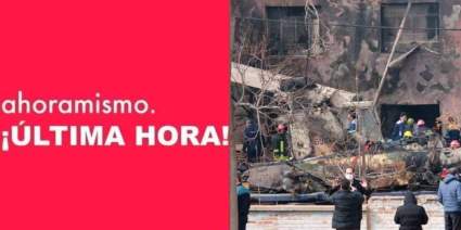 Irán: Avión militar se estrella contra un colegio: tres muertos – Imágenes fuertes