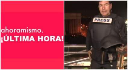 Ucrania: Periodista de CNN interrumpe informe por bomba rusa – Video