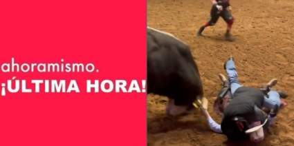 Texas: Padre salva la vida de su hijo antes de que un toro le clave sus cuernos – Video