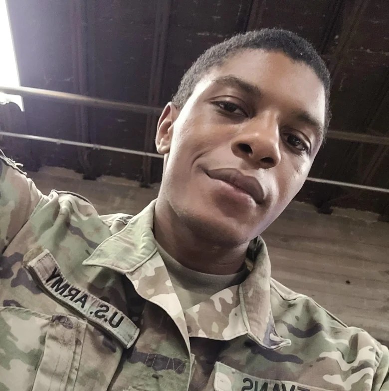 Soldado Bishop Evans fue asignado a la Operaci&oacute;n Lone Star