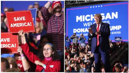 ¿Cuántas personas asistieron al mitin de Trump en Michigan? [FOTOS]