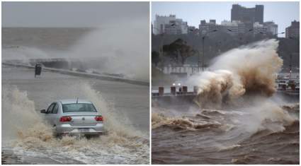 Uruguay: Violento ciclón arrasa la costa y provoca destrozos – IMÁGENES IMPACTANTES