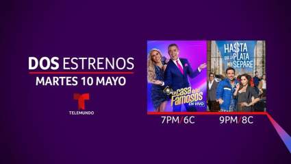 Doble estreno con LA CASA DE LOS FAMOSOS y HASTA QUE LA PLATA NOS SEPARE: ¿A qué hora empiezan?
