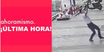 Milagro en China: Hombre ataja a niña que cae de un quinto piso – Video