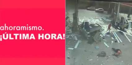 Río de Janeiro: El momento en que explota un auto en una gasolinera – Video