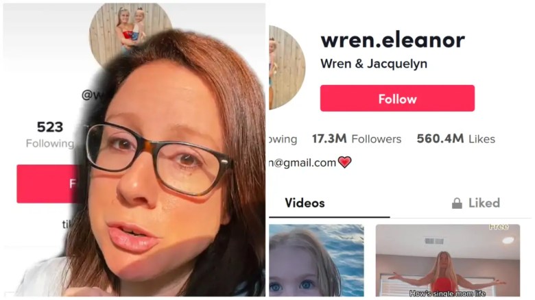 La página de TikTok de Wren Eleanor causa polémica