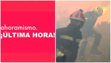 VIDEO: Drámatico escape de bomberos españoles en medio de voraz incendio forestal