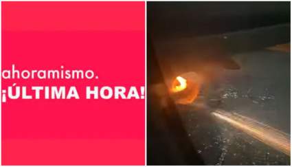 Pánico en el aire: Avión se incendia en vuelo de México a Los Ángeles – VIDEO