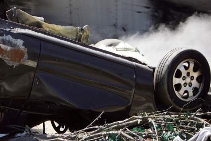 Los Ángeles: El video del fatal accidente que dejó 5 muertos – Imágenes fuertes
