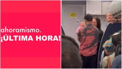 Pasajera jubilada salva la vida de bebé que deja de respirar en pleno vuelo – VIDEO