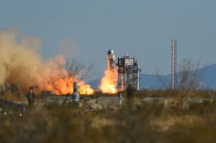 Cohete de Blue Origin se incendia en pleno despegue – VIDEO
