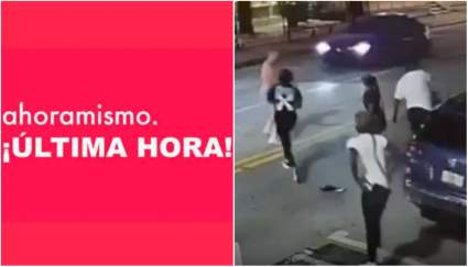 Salvaje pelea callejera en South Beach es captada por cámara de vigilancia – VIDEO