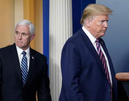 Dura respuesta de Mike Pence cuando le preguntaron si apoyaría a Donald Trump