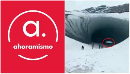Escalofriante: Roca de hielo aplasta y mata a turista en cueva de Argentina – VIDEO