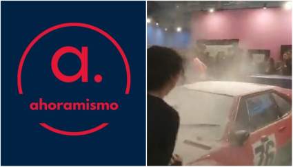 VIDEO: Activistas del clima arrojan toneladas de harina sobre obra de Andy Warhol