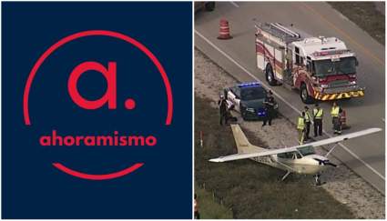 ¡Milagro! Avioneta aterriza de emergencia sobre carretera de Broward – VIDEO