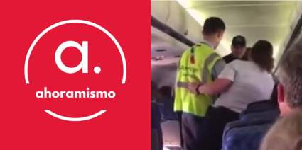 Video viral: Una mujer pierde el control cuando su novio la deja en pleno vuelo