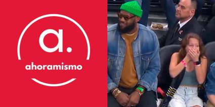 ¿El video del año? La increíble reacción de una niña al ver a LeBron James a su lado