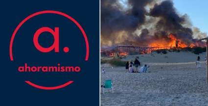 Impresionante incendio sacude a una playa de Uruguay – Imágenes fuertes