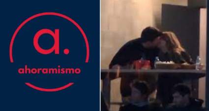 Piqué y Clara Chía Martí son sorprendidos besándose en un partido de fútbol