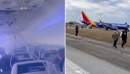 Pánico en el aire: Vuelo de Southwest aterriza de urgencia por falla de motor – VIDEO