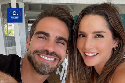 Así es como Carmen Villalobos apoya a su novio Frederik Oldenburg [VIDEO]