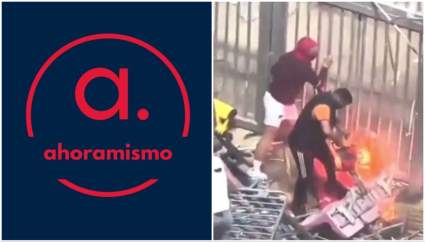 Conmoción: Aficionado ingresa a campo de juego con motosierra – VIDEO