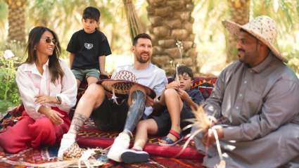 Las fotos del escándalo: Messi sin permiso del PSG en Arabia Saudita
