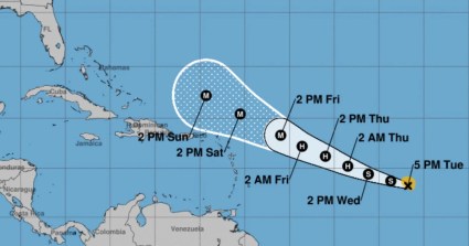 Tormenta tropical Lee: se intensificaría a huracán este fin de semana