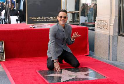 Marc Anthony recibió su estrella en el Paseo de la Fama [FOTOS]