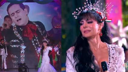 Maribel Guardia rompió en llanto al cantar con su hijo Julián [VIDEO]