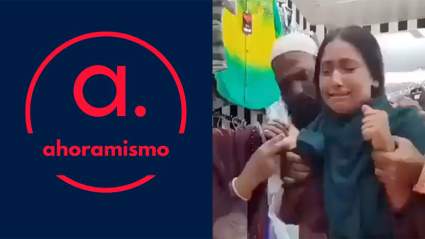 Obligan a niña a casarse con hombre de 40 años en Bangladesh [VIDEO]