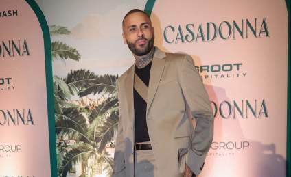 Nicky Jam y Anitta en la apertura del restaurante Casadonna