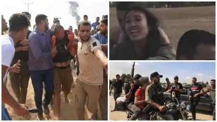 Milicianos de gaza secuestran a civiles y soldados en Israel [VIDEOS]