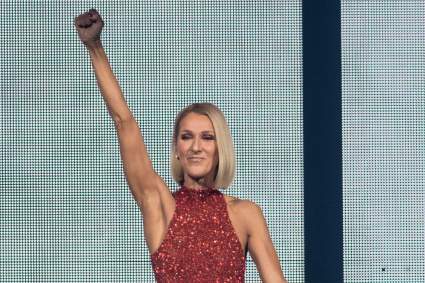 Celine Dion apareció en público por primera vez en tres años