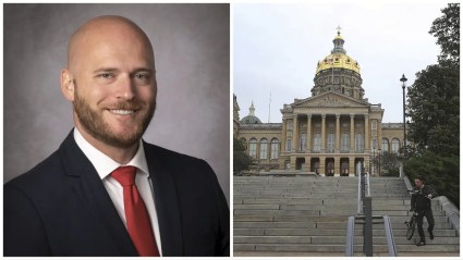 Michael Cassidy: Acusado de decapitar una estatua satánica en Iowa