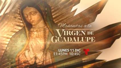 Día de la Virgen de Guadalupe 2023: Hora de transmisión en Telemundo
