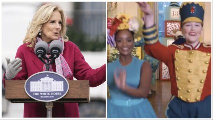 El video navideño de Jill Biden causó polémica en redes sociales