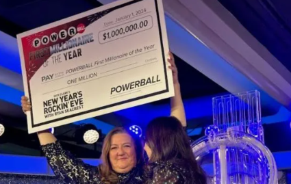 Mujer colapsó en vivo tras ganar $1 millón en el Powerball