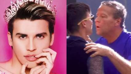 Alfredo Adame le dio un beso en la boca a La Divaza [VIDEO]