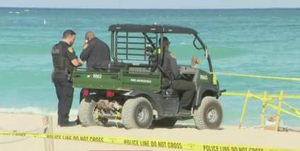 Encuentran un feto en playa de Miami Beach