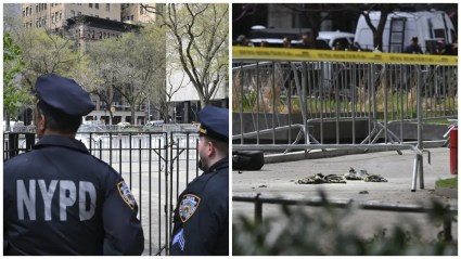 Hombre se prendió fuego frente al juicio de Trump en Nueva York [VIDEO]