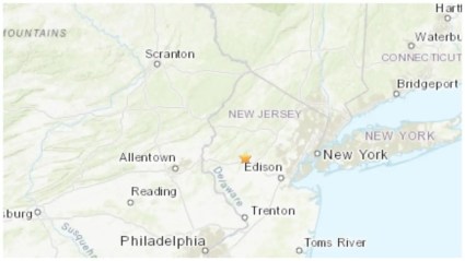 Temblor de 4,8 sacudió Nueva York y Nueva Jersey