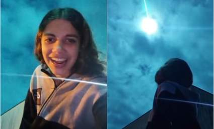 Niña graba momento que meteorito ilumina el cielo en Portugal -VIDEO