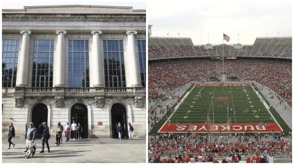Madre de Georgia cayó del estadio de Ohio durante graduación de su hija