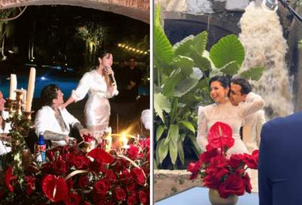 Mira el video de la boda de Christian Nodal y Ángela Aguilar