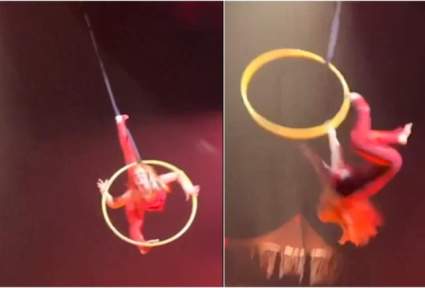 Acróbata rusa se desploma en plena función del Cirque du Soleil [VIDEO]