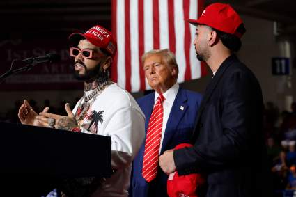 Anuel y Justin Quiles respaldaron a Trump en evento [VIDEO]