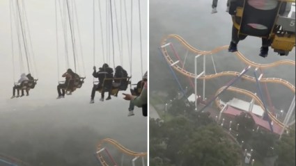 Pánico Six Flags México: Usuarios quedan atrapados durante tormenta [VIDEO]